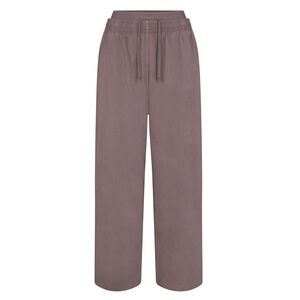 SKIMS Double Logo Waistband Outdoor Jersey High Waisted Sweat Pants in Zinc